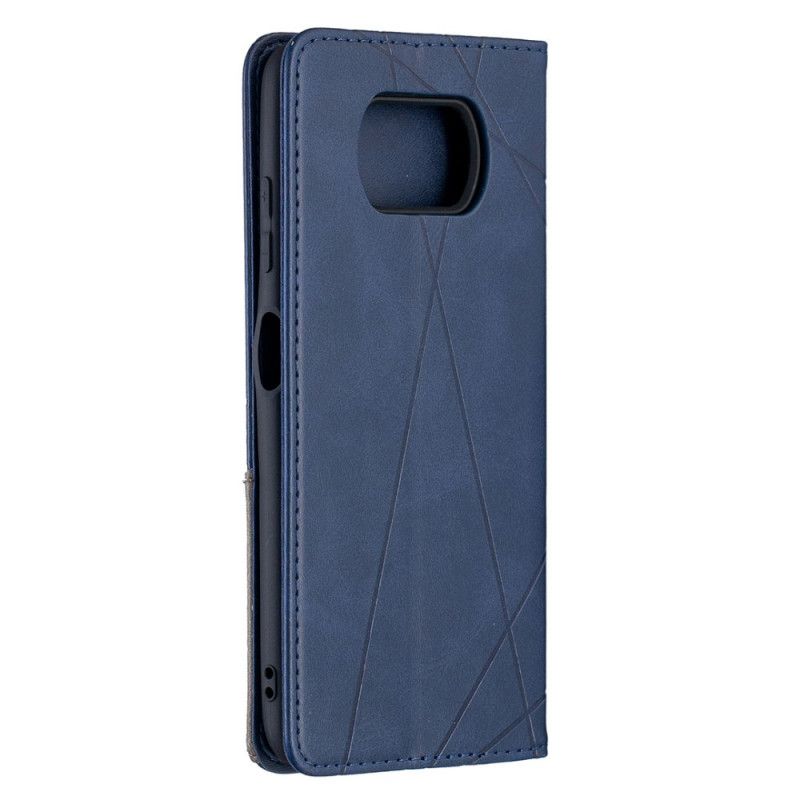 Flip Case Xiaomi Poco X3 Schwarz Künstlerstil