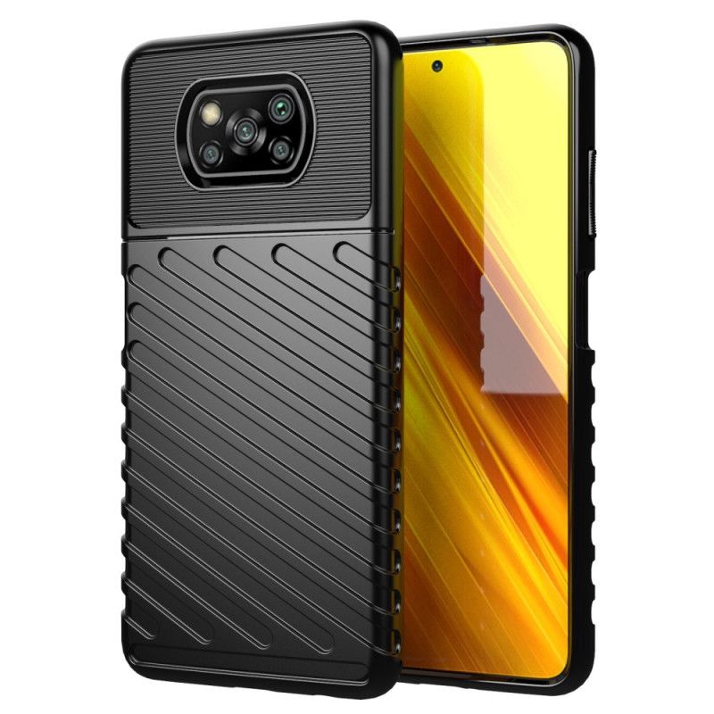 Hülle Für Xiaomi Poco X3 Schwarz Donnerserie