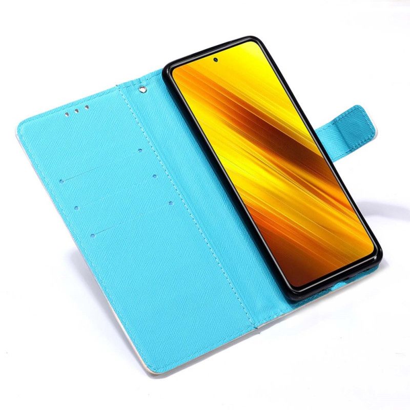 Lederhüllen Xiaomi Poco X3 Eule Vermissen