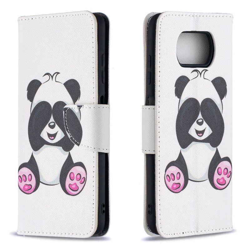 Lederhüllen Xiaomi Poco X3 Lustiger Panda