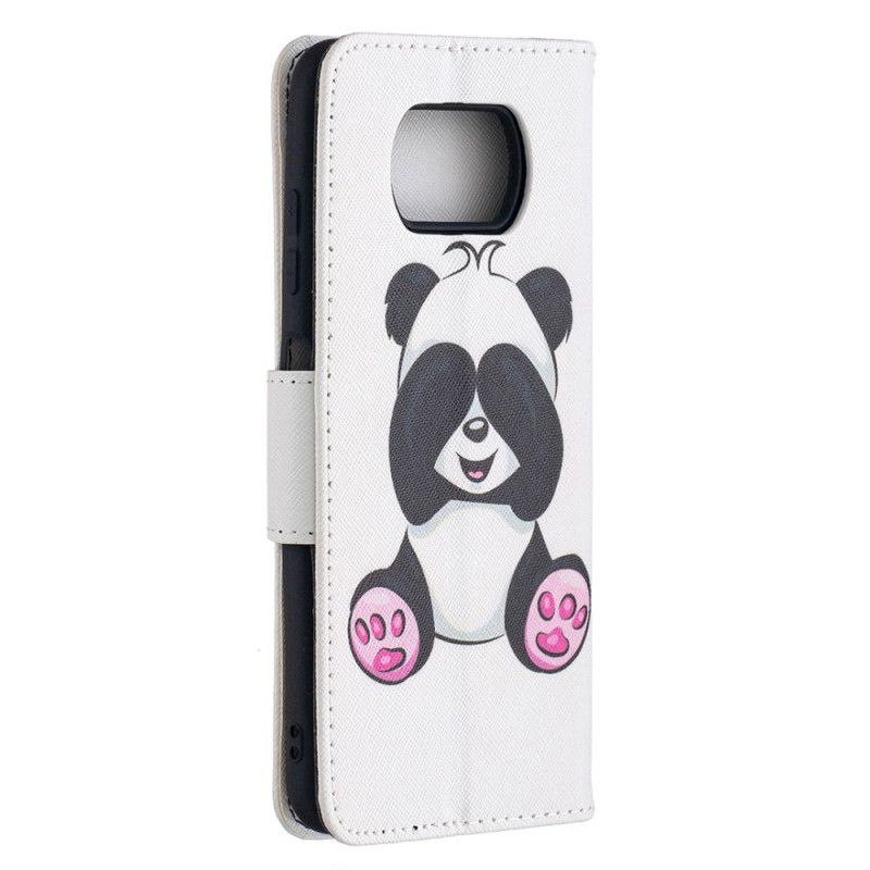 Lederhüllen Xiaomi Poco X3 Lustiger Panda