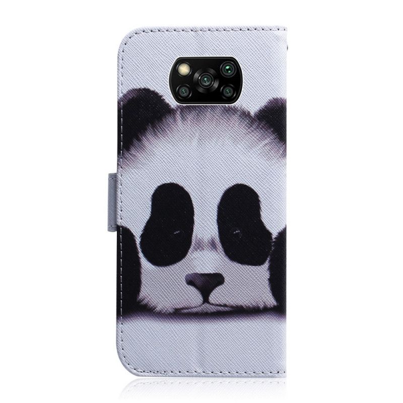 Lederhüllen Xiaomi Poco X3 Pandagesicht