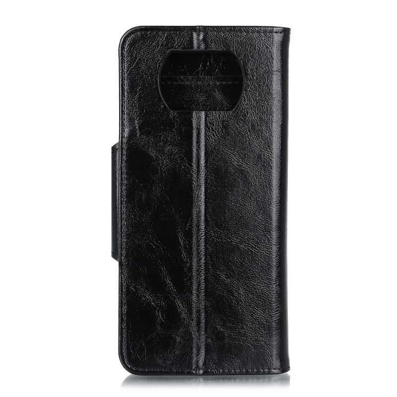 Lederhüllen Xiaomi Poco X3 Schwarz Kunstleder 6 Kartenhalter