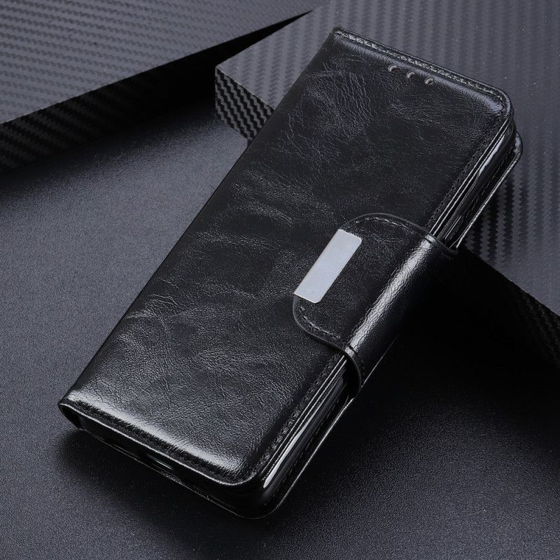 Lederhüllen Xiaomi Poco X3 Schwarz Kunstleder 6 Kartenhalter