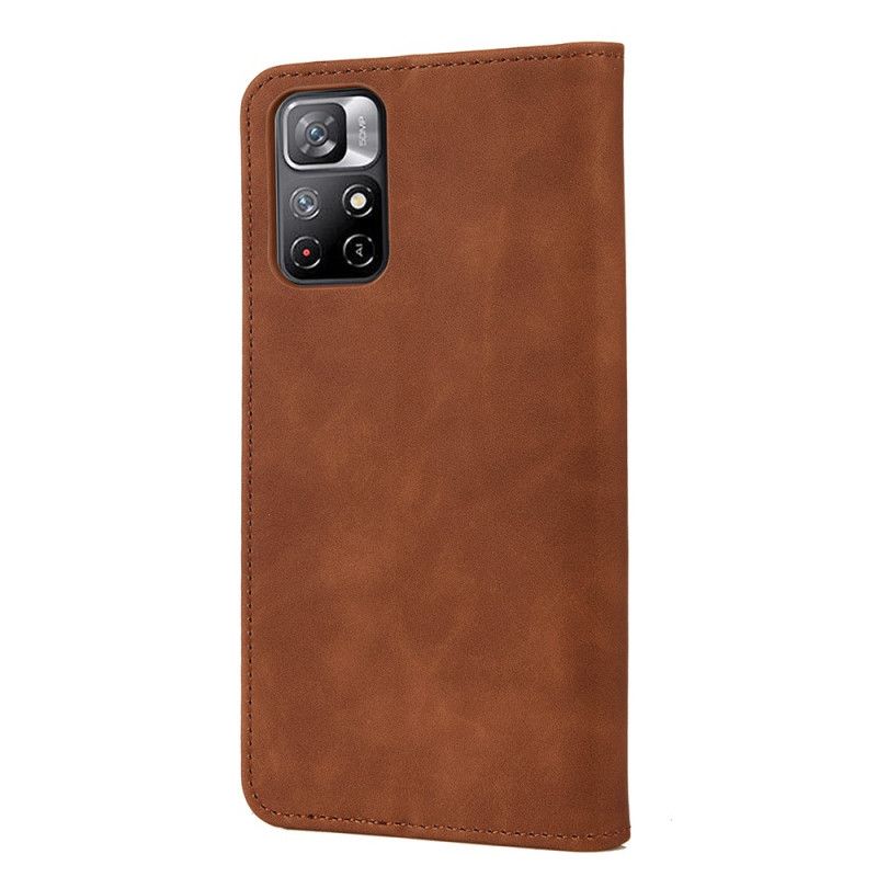 Flip Case Xiaomi Redmi Note 11 / Poco M4 Pro 5g Bicolor Business Lederoptik