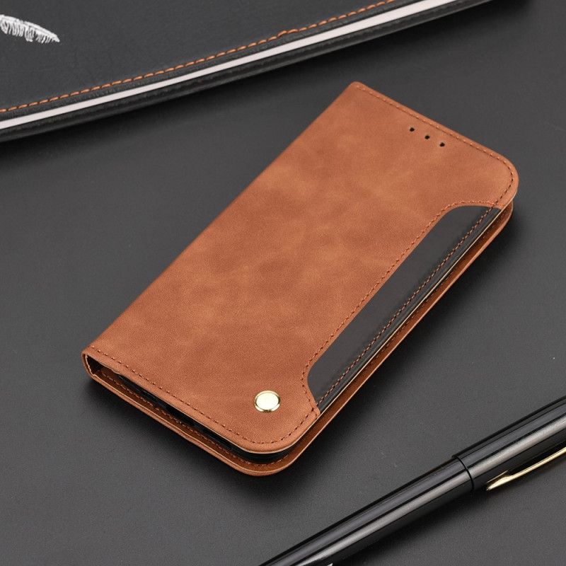 Flip Case Xiaomi Redmi Note 11 / Poco M4 Pro 5g Bicolor Business Lederoptik