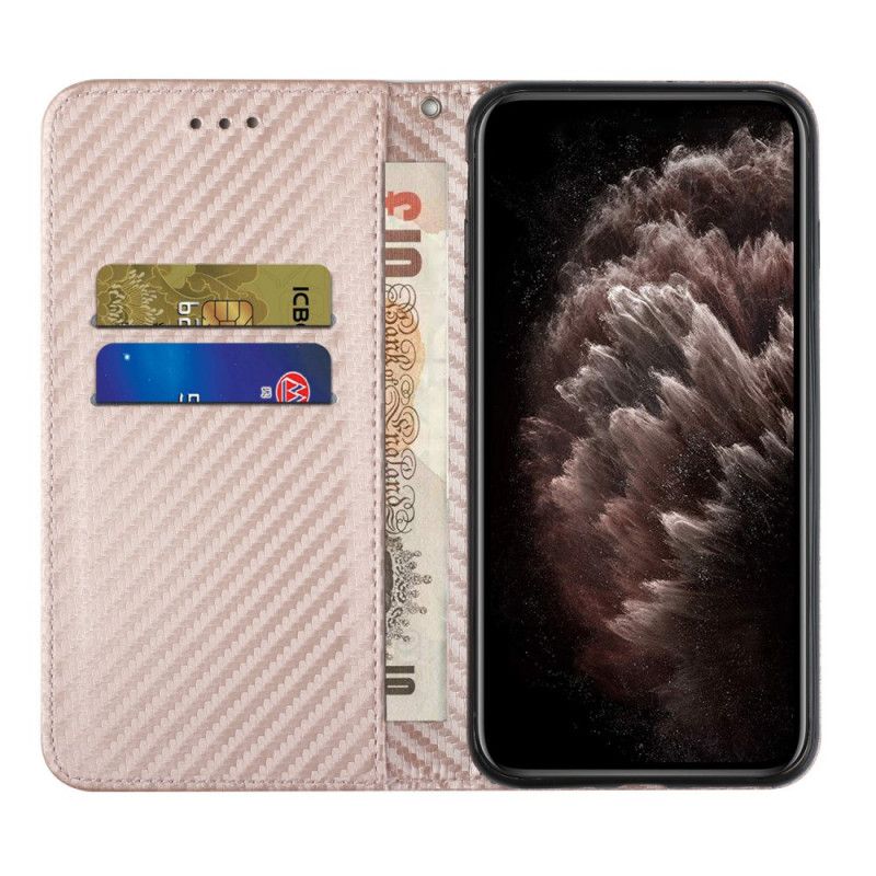 Flip Case Xiaomi Redmi Note 11 / Poco M4 Pro 5g Kohlefaserband