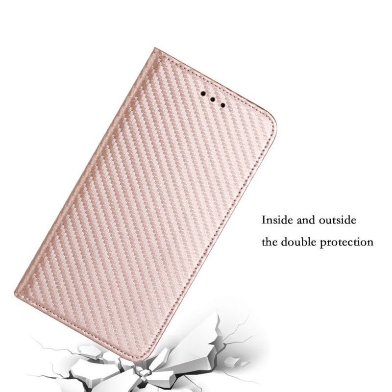 Flip Case Xiaomi Redmi Note 11 / Poco M4 Pro 5g Kohlefaserband