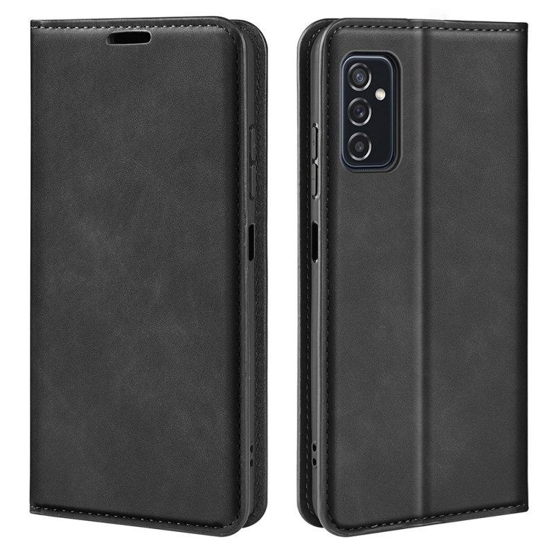 Schutzhülle Für Samsung Galaxy M52 5G Flip Case Biscotiertes Leder