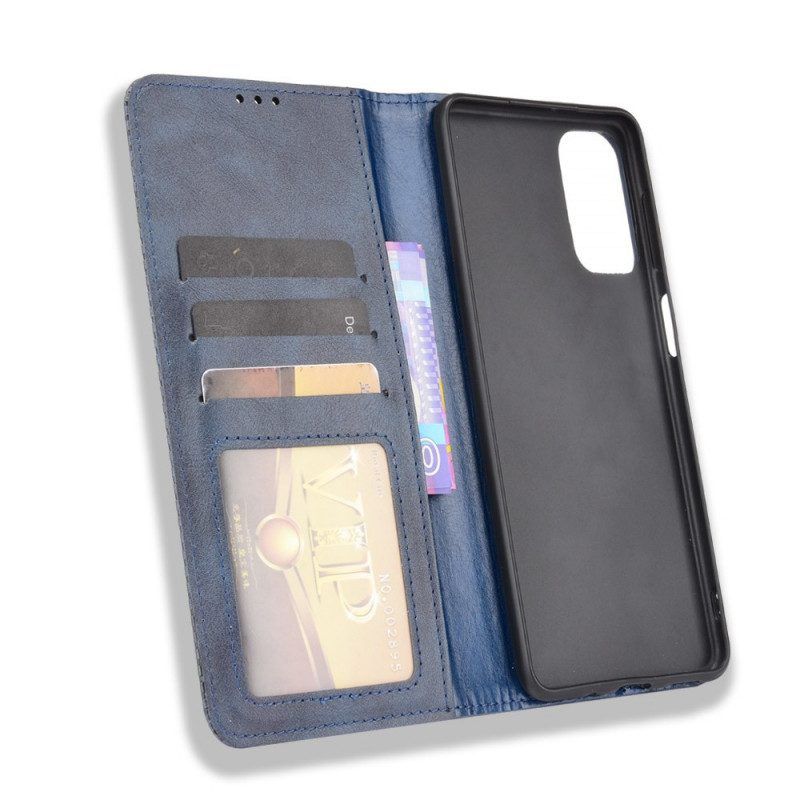 Schutzhülle Für Samsung Galaxy M52 5G Flip Case Weiches Kunstleder