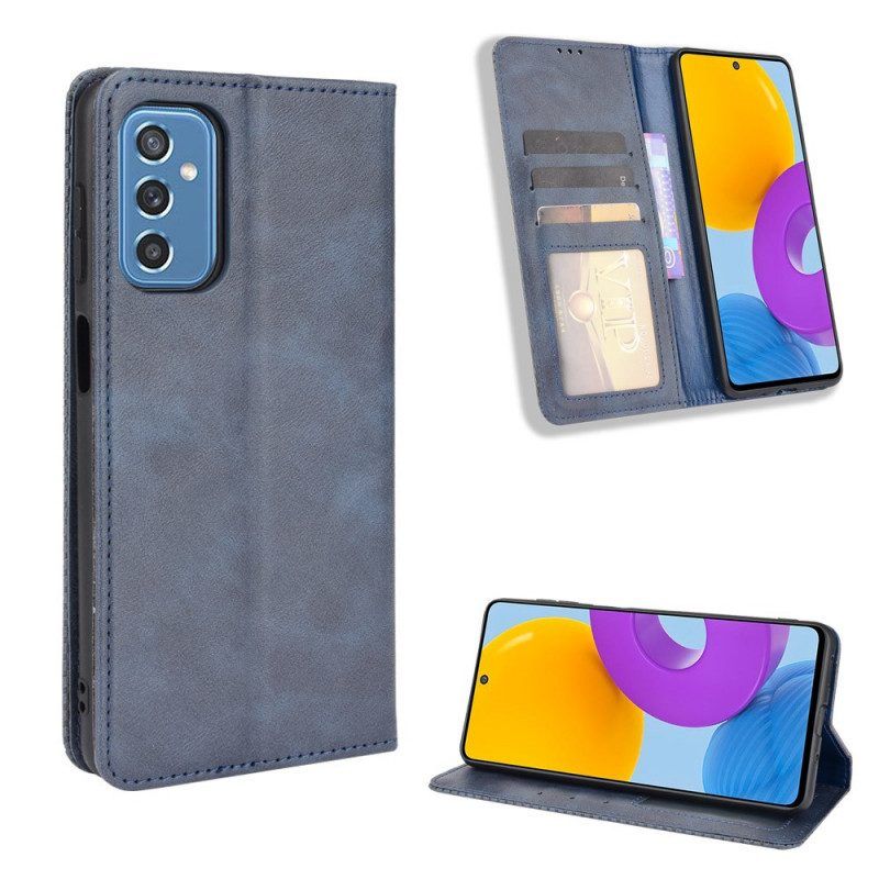 Schutzhülle Für Samsung Galaxy M52 5G Flip Case Weiches Kunstleder