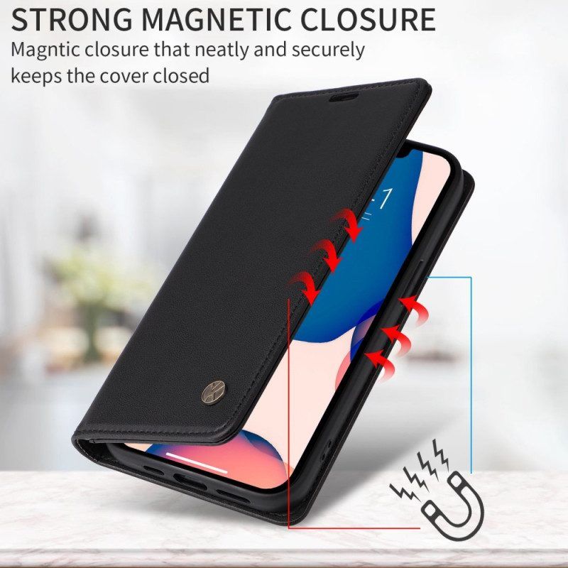 Schutzhülle Für iPhone 14 Flip Case Dekorative Nieten