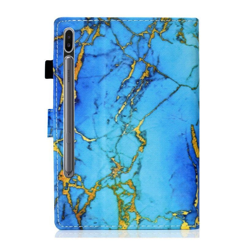 Flip Case Für Samsung Galaxy Tab S8 / Tab S7 Marmorstil