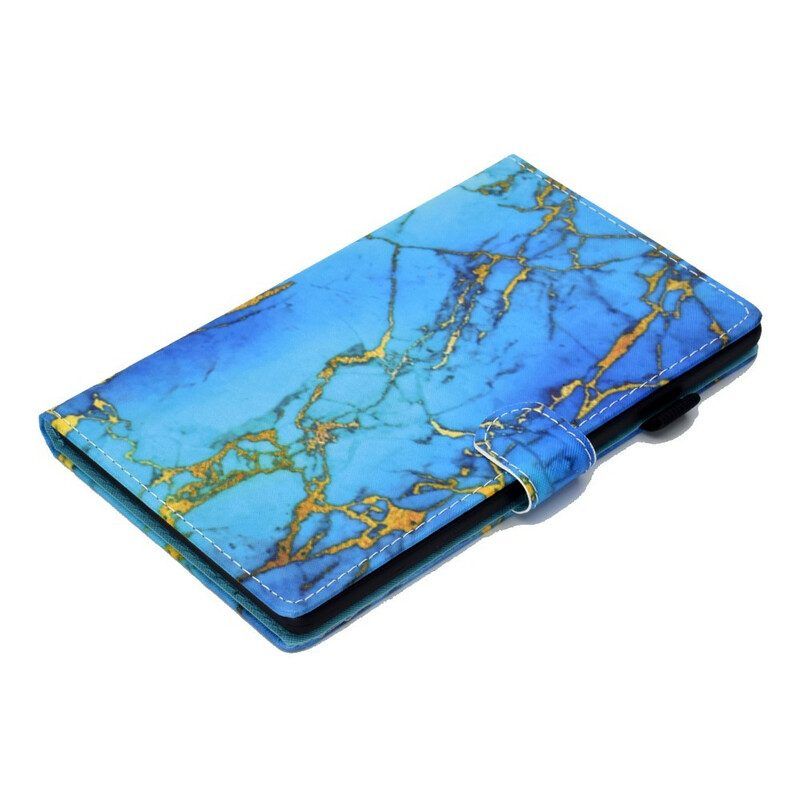 Flip Case Für Samsung Galaxy Tab S8 / Tab S7 Marmorstil