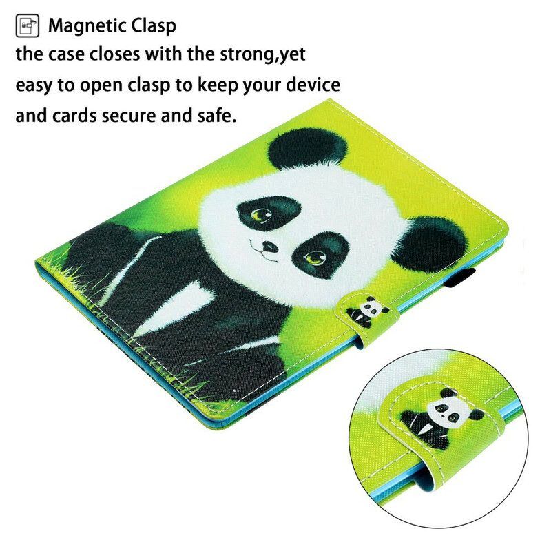 Flip Case Für Samsung Galaxy Tab S8 / Tab S7 Süßer Panda