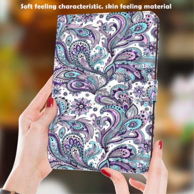 Lederhüllen Für Samsung Galaxy Tab S8 / Tab S7 Paisley-muster Aus Kunstleder