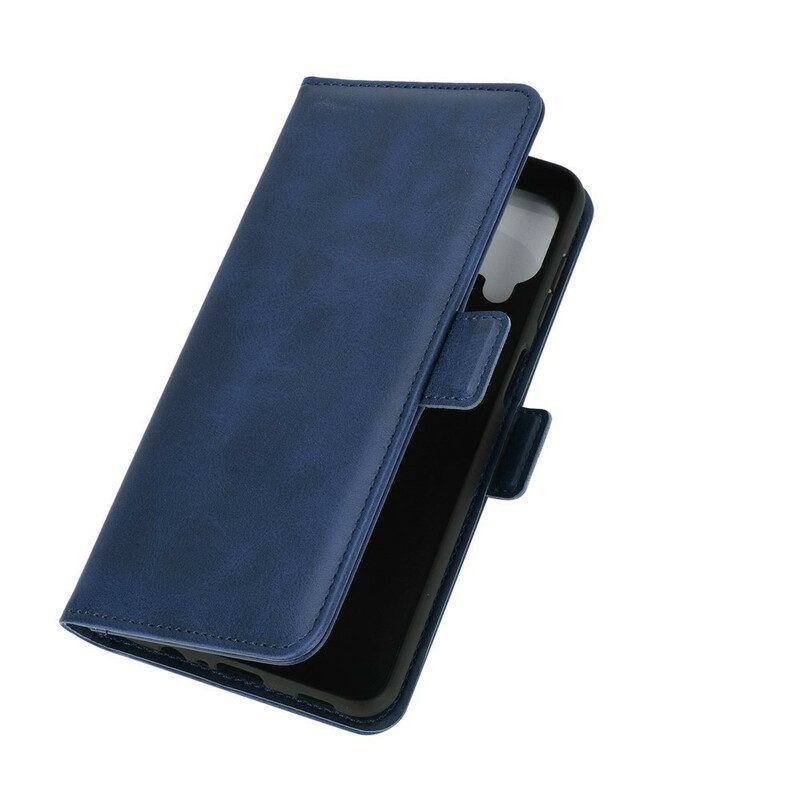 Flip Case Für Samsung Galaxy M12 / A12 Flip Case Doppelte Klappe