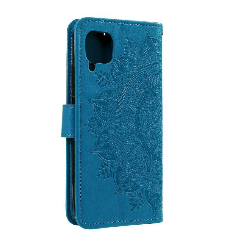 Flip Case Für Samsung Galaxy M12 / A12 Sonnenmandala