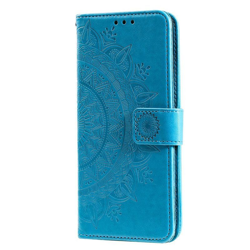 Flip Case Für Samsung Galaxy M12 / A12 Sonnenmandala