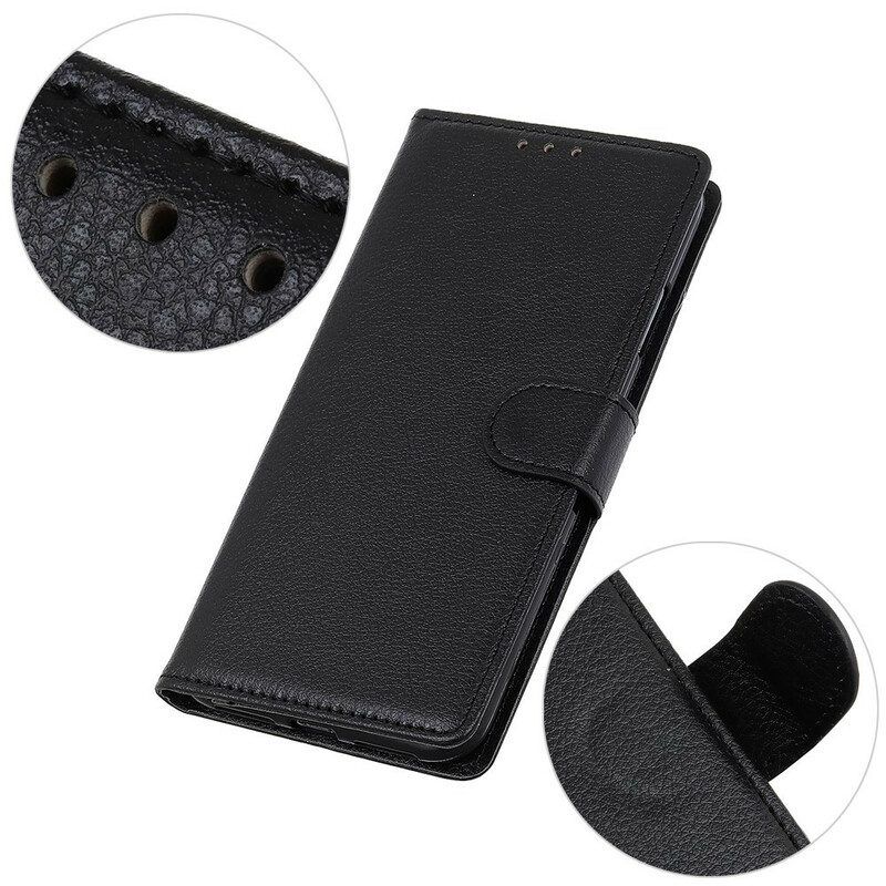 Flip Case Für Samsung Galaxy M12 / A12 Traditionell Litschi