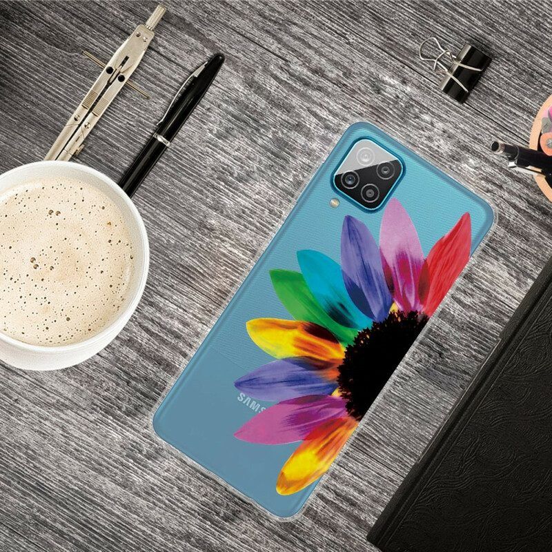 Hülle Für Samsung Galaxy M12 / A12 Bunte Blume