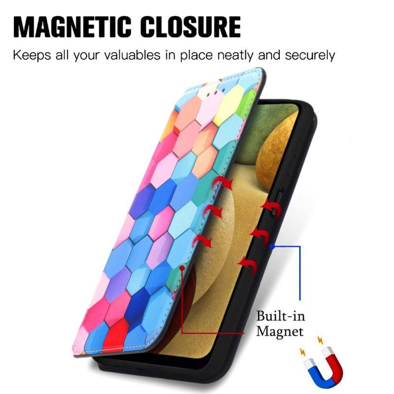 Schutzhülle Für Samsung Galaxy M12 / A12 Flip Case Caseneo Rfid-design