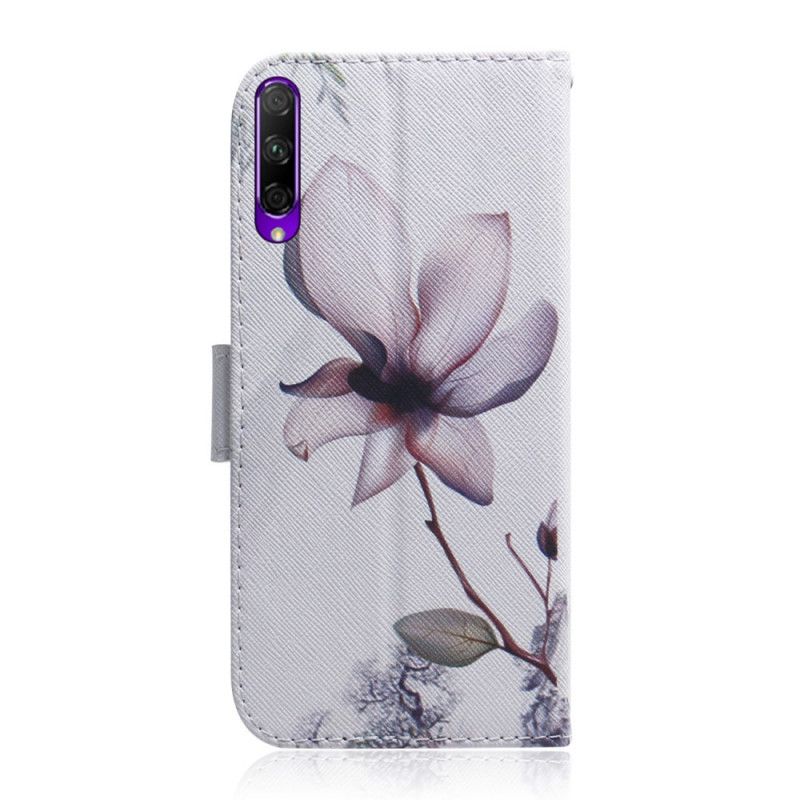 Lederhüllen Huawei P Smart Pro Pro Alte Rosenblume