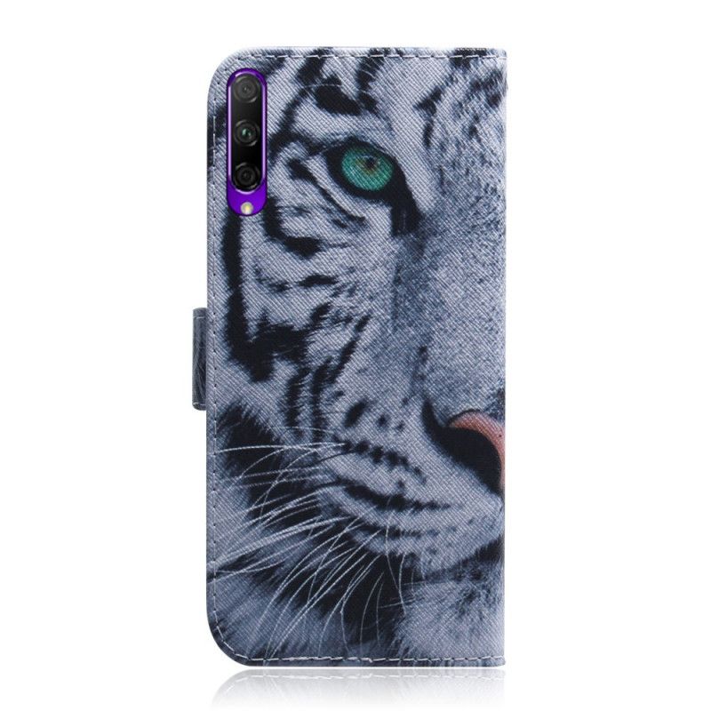 Lederhüllen Huawei P Smart Pro Pro Weißer Tiger