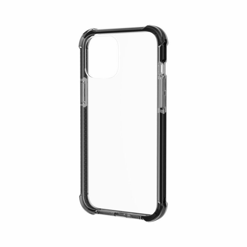 Hülle iPhone 12 / 12 Pro Schwarz Handyhülle Transparente Airbags