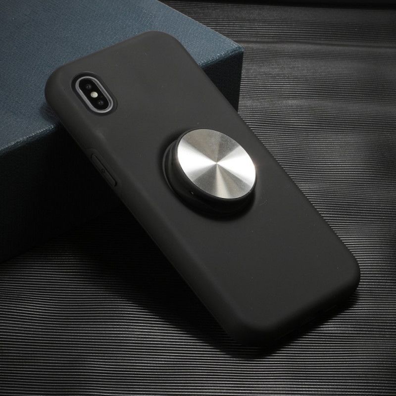 Hülle Für iPhone XR Schwarz Magnetisches Wechselmedium