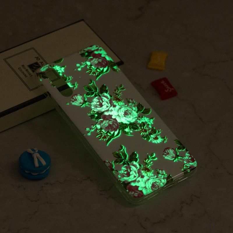 Hülle iPhone XR Fluoreszierende Freiheitsblumen