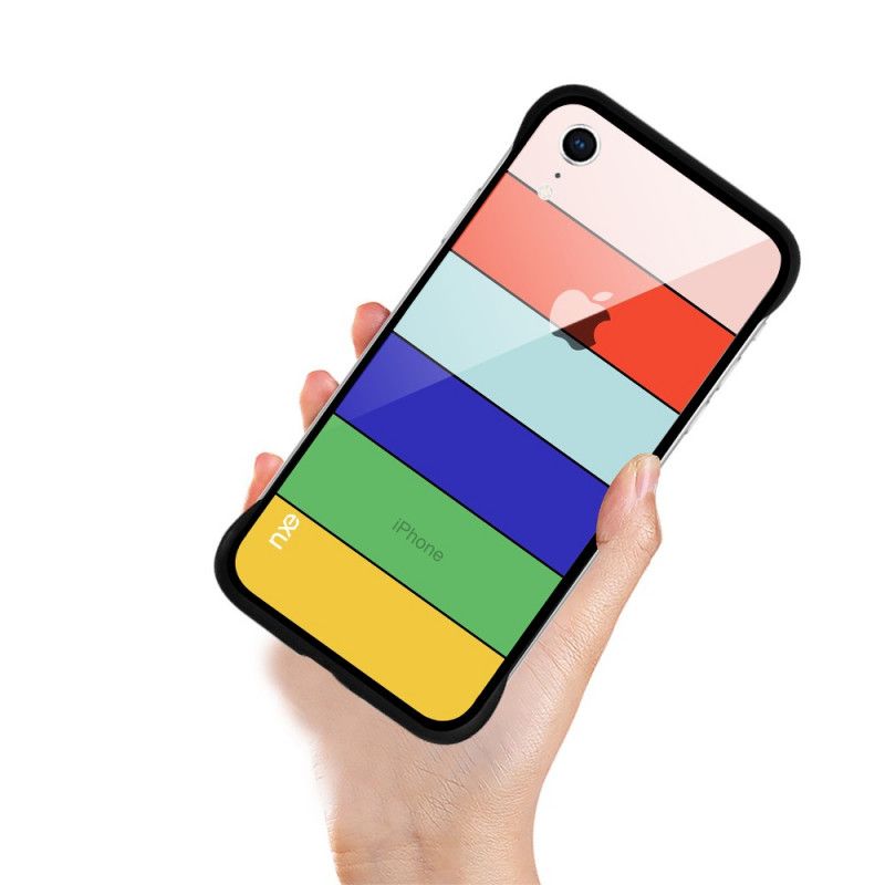 Hülle iPhone XR Gelb Nxe Regenbogenserie