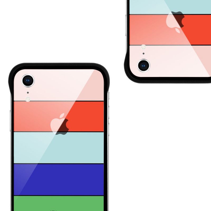 Hülle iPhone XR Gelb Nxe Regenbogenserie