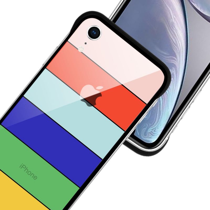 Hülle iPhone XR Gelb Nxe Regenbogenserie