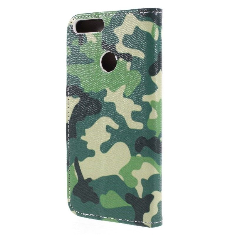 Lederhüllen Für Honor 9 Lite Militärische Tarnung