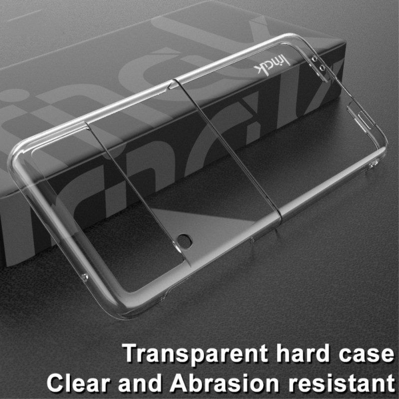 Handyhülle Für Samsung Galaxy Z Flip 4 Flip Case Imak Transparent