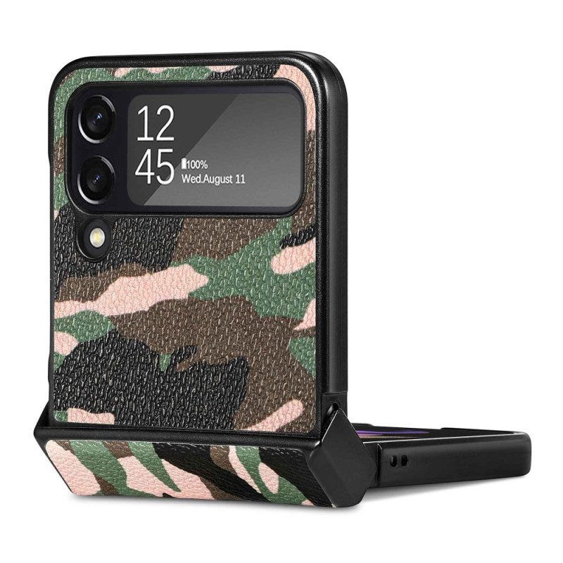 Handyhülle Für Samsung Galaxy Z Flip 4 Flip Case Militärische Tarnung