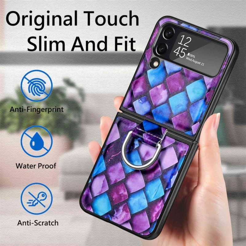 Hülle Für Samsung Galaxy Z Flip 4 Flip Case Fantasie Mit Ring Caseneo