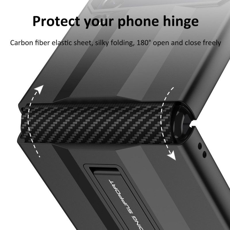 Hülle Für Samsung Galaxy Z Flip 4 Flip Case Gkk Integrierter Support