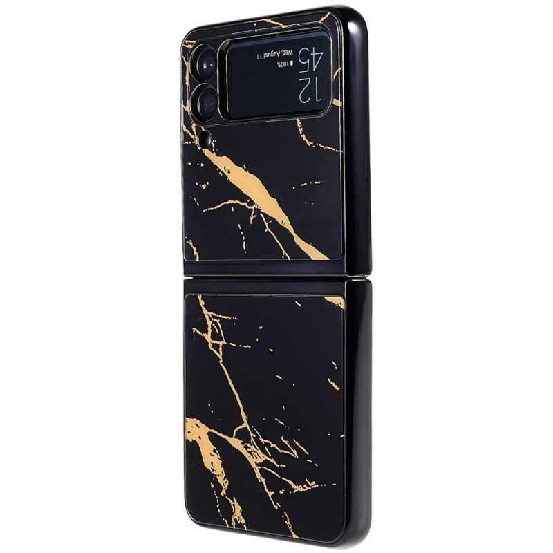 Hülle Für Samsung Galaxy Z Flip 4 Flip Case Marmorstil