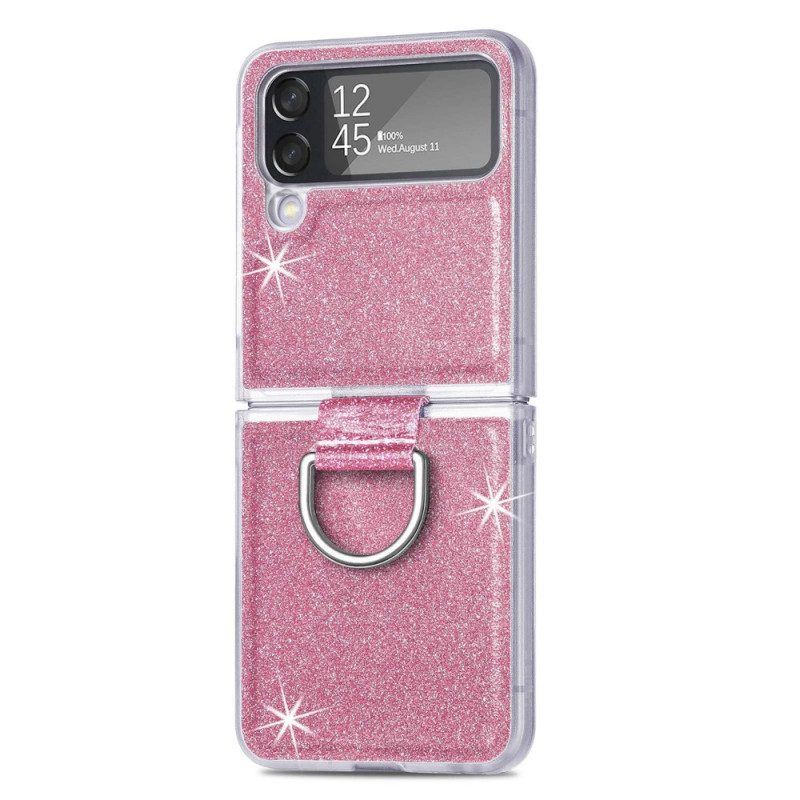 Hülle Für Samsung Galaxy Z Flip 4 Flip Case Pailletten Und Ring