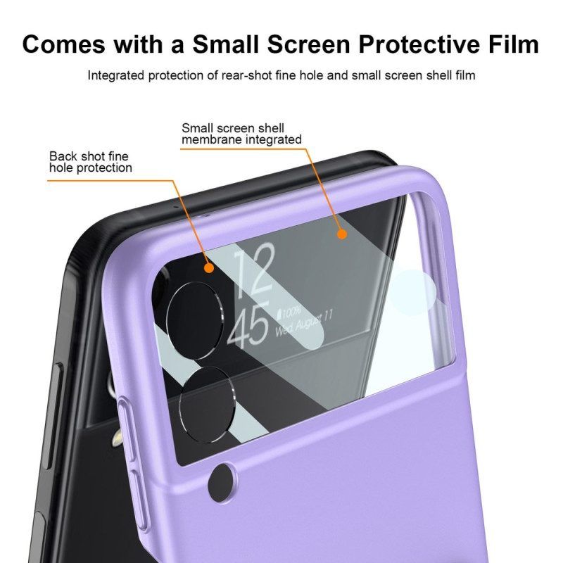 Hülle Für Samsung Galaxy Z Flip 4 Flip Case Riemen Und Film Gkk