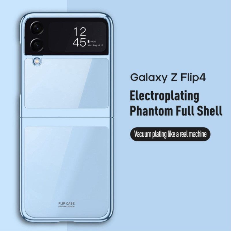 Hülle Für Samsung Galaxy Z Flip 4 Flip Case Transparente Umrisse Aus Metall