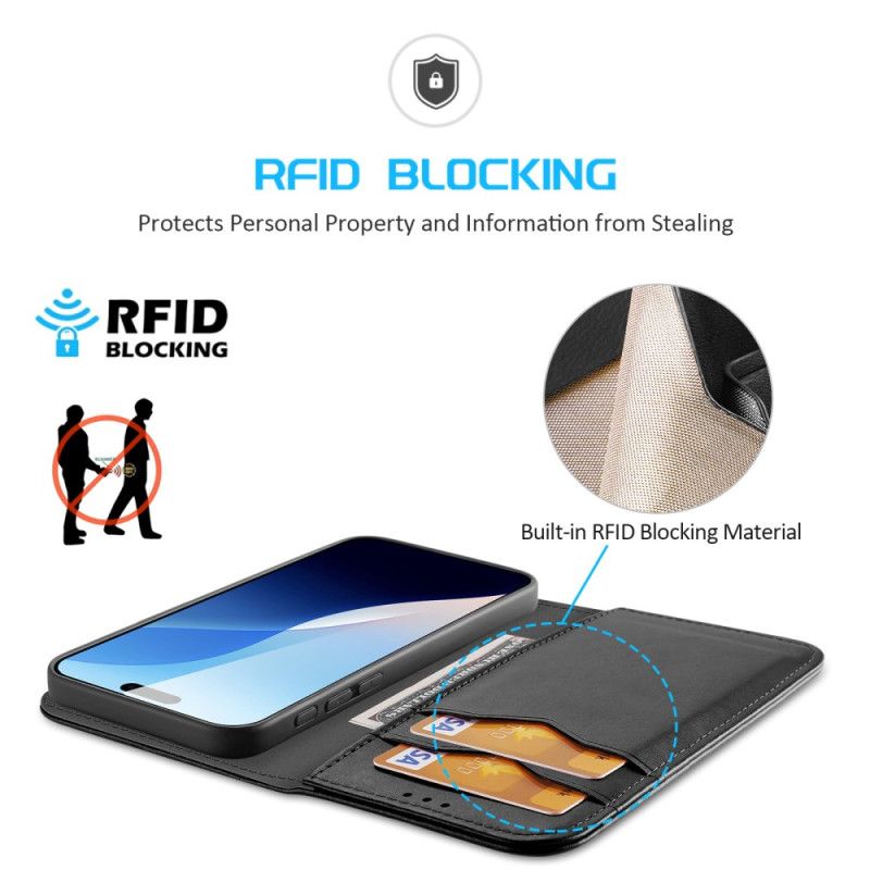 Flip Case Für iPhone 16 Pro Max Rfid-blockierende Hivo-serie Dux Ducis