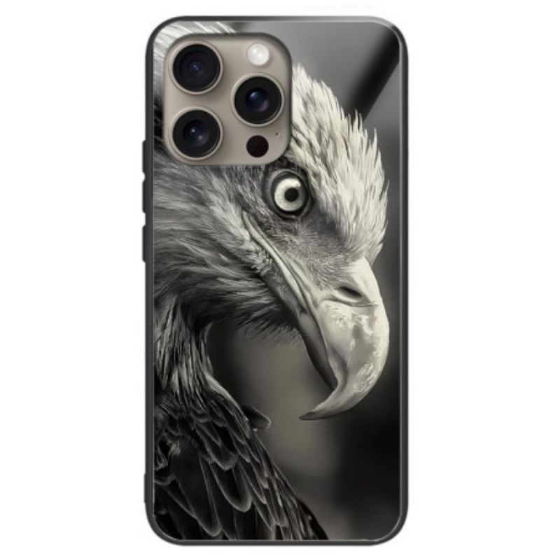 Hülle iPhone 16 Pro Max Eagle Gehärtetes Glas