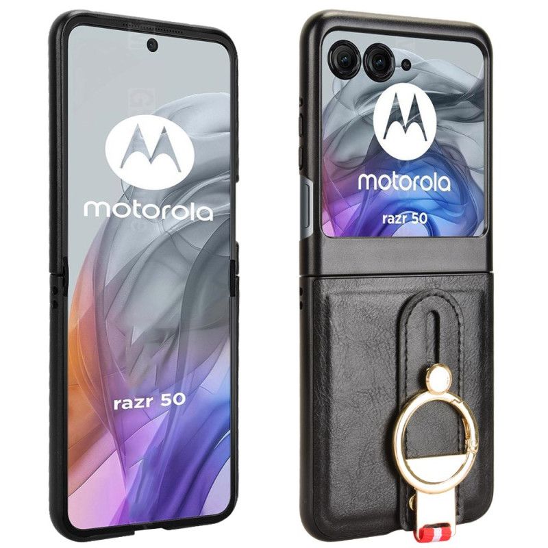 Hülle Motorola Razr 50 Handyhülle Flaschenöffner Und Riemen