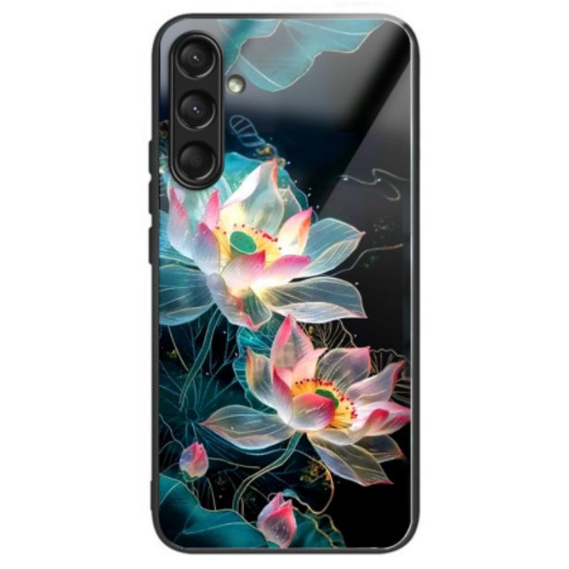 Hülle Samsung Galaxy A16 5g Blumen Aus Gehärtetem Glas