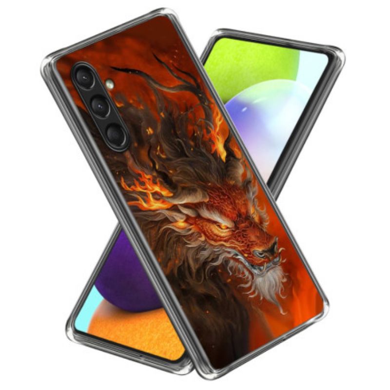 Hülle Samsung Galaxy A16 5g Handyhülle Feuertiger-silikon