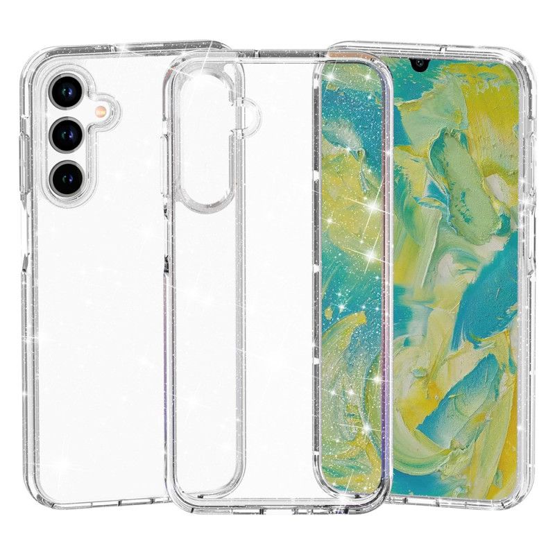 Hülle Samsung Galaxy A16 5g Handyhülle Transparent Glitzernd