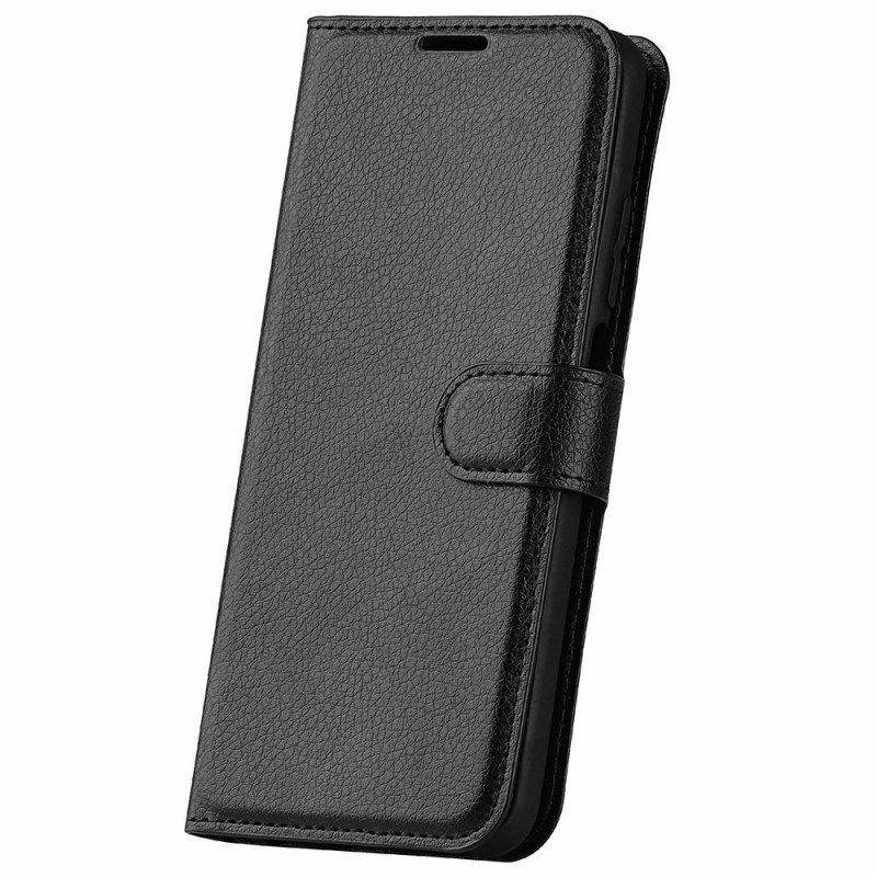 Flip Case Für Xiaomi Redmi A1 Klassischer Litschi-ledereffekt